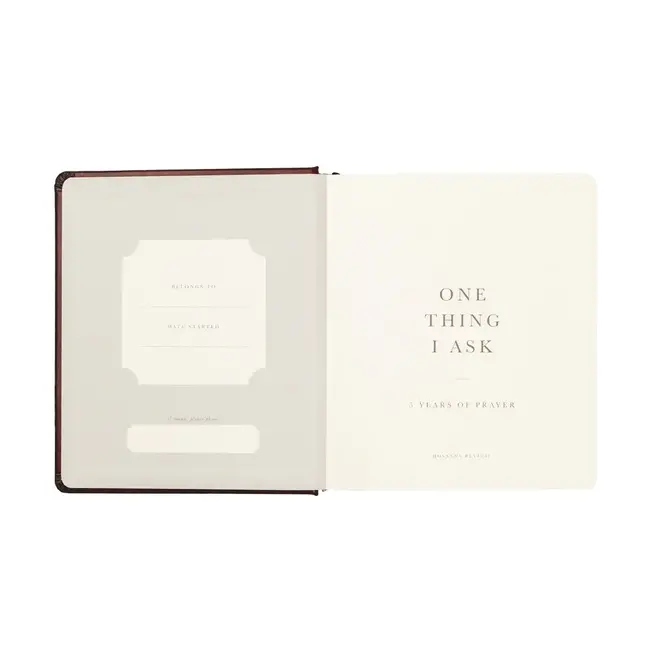 One Thing I Ask 5-Year Prayer Journal: Stockholm Theme