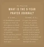 One Thing I Ask 5-Year Prayer Journal: Stockholm Theme