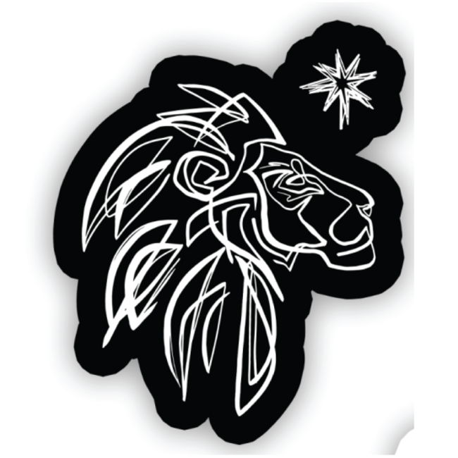 Seacoast Music + Carrie Davis Lion Sticker