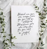 Blessed Are You Sympathy Card