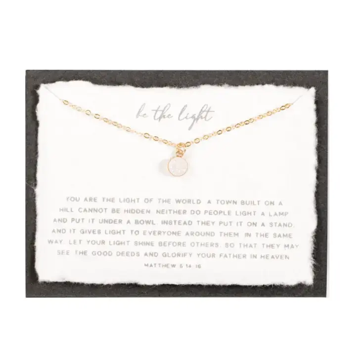 Be the Light | Christian Necklace | Gift | Matthew 5:14