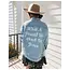 What A Friend In Jesus Denim Jacket -