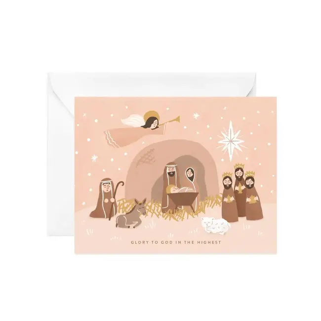 Glory To God Christmas Card