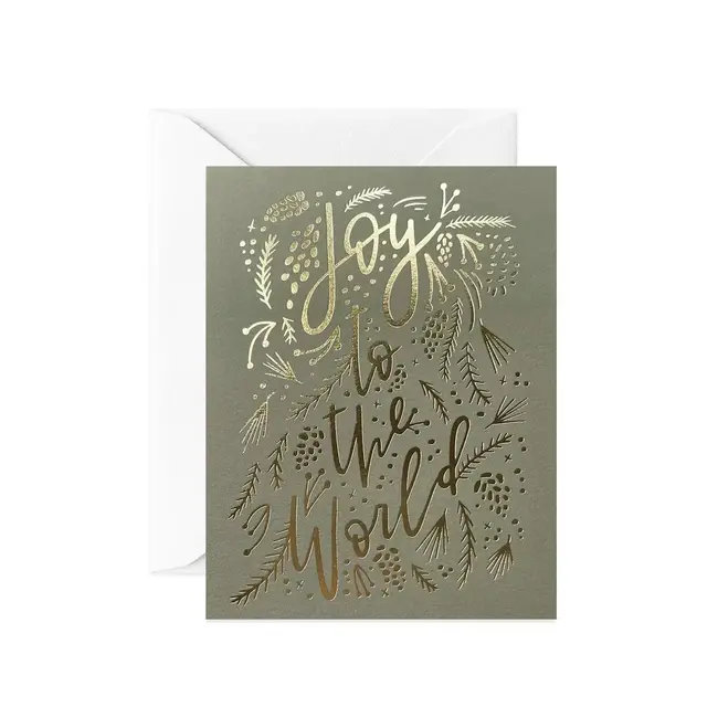 Joy To the World Christmas Card