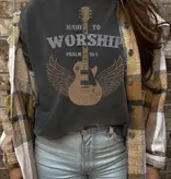 Made To Worship Christian Graphic Tee -
