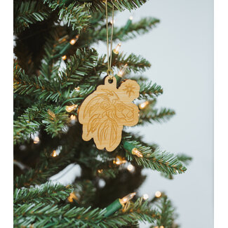 Seacoast Music Seacoast Music Lion Carrie Davis Wooden Ornament