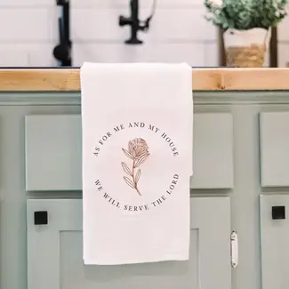 As For Me And My House Tea Towel