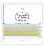 Silicone Bracelet - Glory to God - 4pc