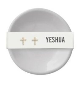 Ceramic Ring Dish & Earrings - Yeshua