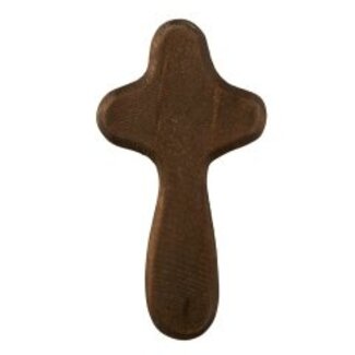 Hand Held Cross - Dark Stain