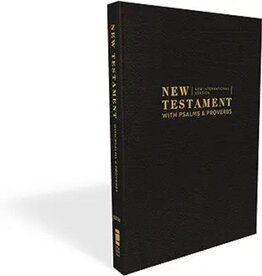 NIV New Testament with Psalms & Provers black