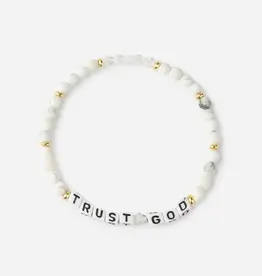 Trust God Letter Bracelet - Small