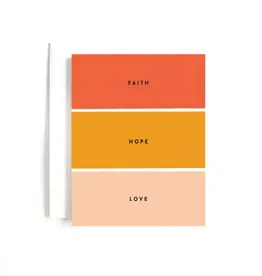 Faith Hope Love Card - Joy Paper Co