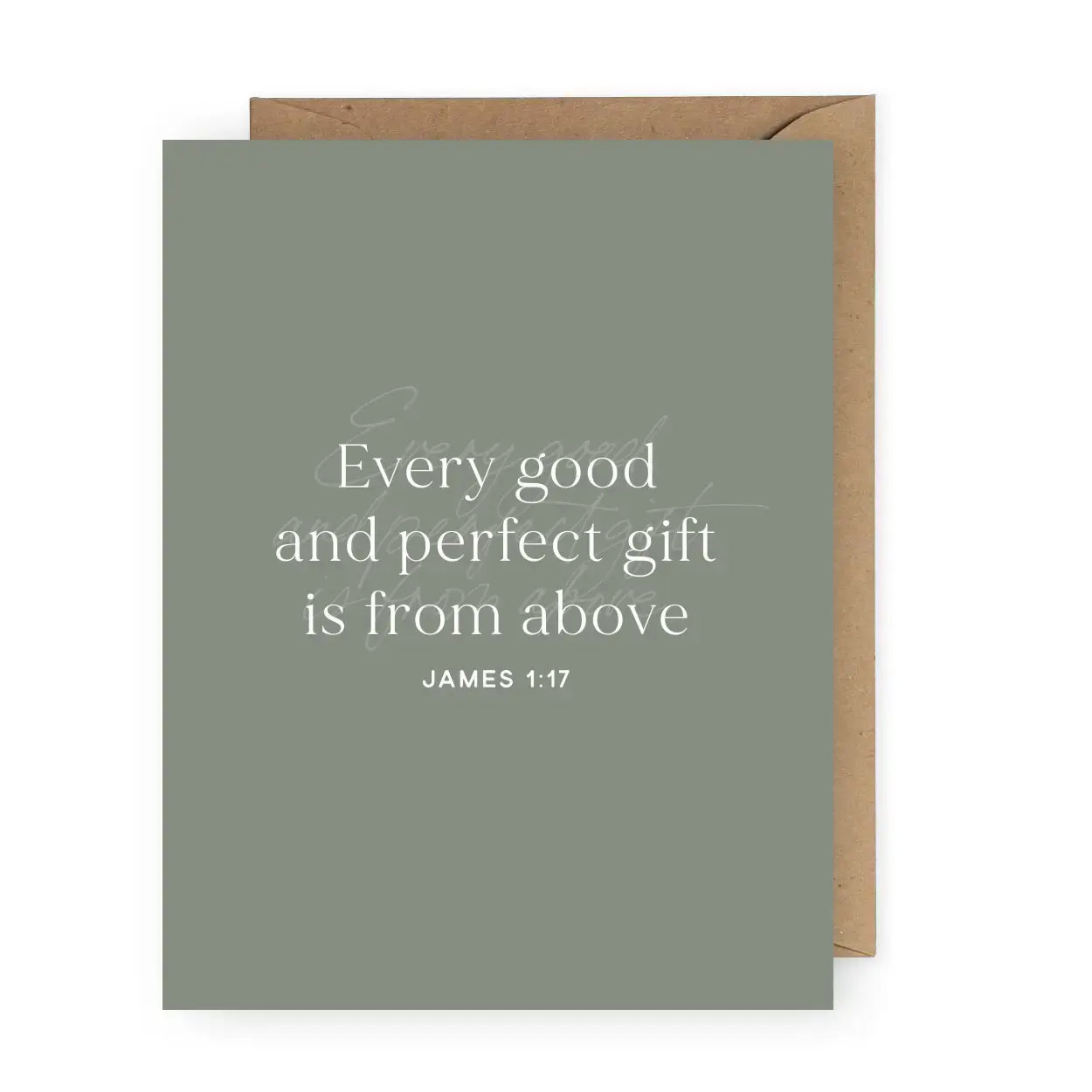 Every Good and Perfect Thing Greeting Card