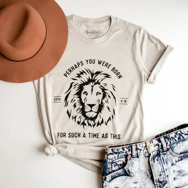 Esther Lion Christian Graphic Tee - Adult