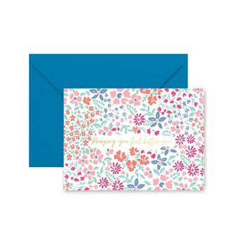 Feel Better Floral Greeting Card