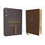 NASB, Thompson Chain-Reference Bible, Leathersoft, Brown, 1995 Text, Red Letter, Comfort Print