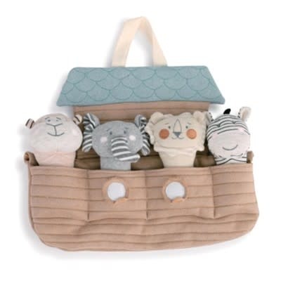 Noah's Ark with Squeakers Plush Toy Set
