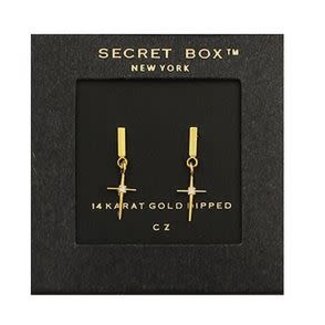 Bar Cross Earrings