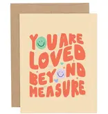 Loved Beyond Measure Religious Greeting Card