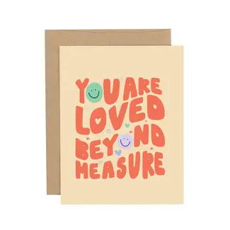 Loved Beyond Measure Religious Greeting Card