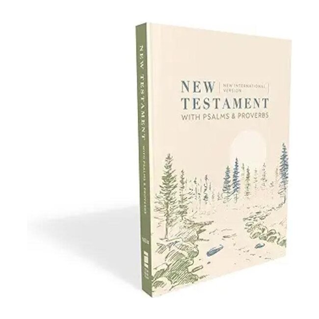NIV, New Testament with Psalms and Proverbs, Pocket-Sized, Paperback, Tree, Comfort Print
