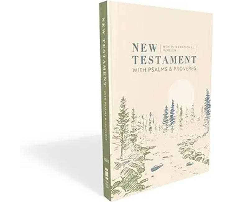 NIV, New Testament with Psalms and Proverbs, Pocket-Sized, Paperback, Tree, Comfort Print