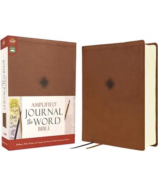 Amplified Journal the Word Bible, Leathersoft, Brown