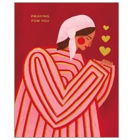Girl in Striped Shirt Friendship + Love Card