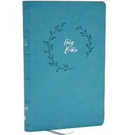 NKJV Value Ultra Thinline Bible, Leathersoft, Teal, Red Letter, Comfort Print