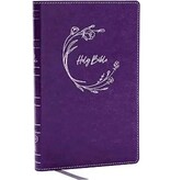 KJV Holy Bible, Ultra Thinline, Purple Leathersoft, Red Letter, Comfort Print