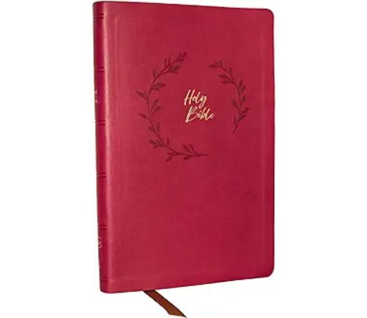 KJV Holy Bible, Value Ultra Thinline, Pink Leathersoft, Red Letter, Comfort Print