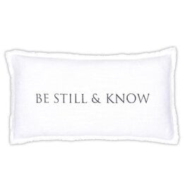 Face to Face Lumbar Pillow - Be Still & Know