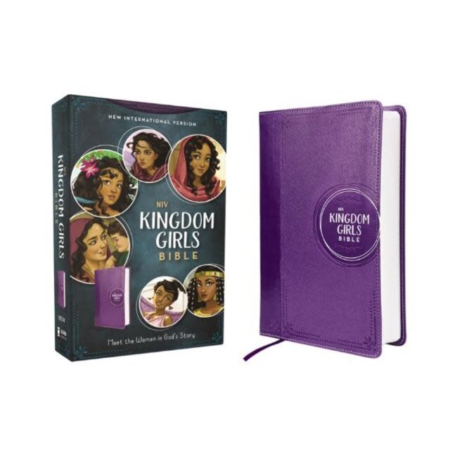 NIV, Kingdom Girls Bible, Full Color, Leathersoft, Purple, Comfort Print