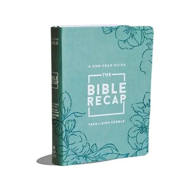 The Bible Recap: A One-Year Guide to Reading and Understanding the Entire Bible, Deluxe Edition - Sage Floral Imitation Leather