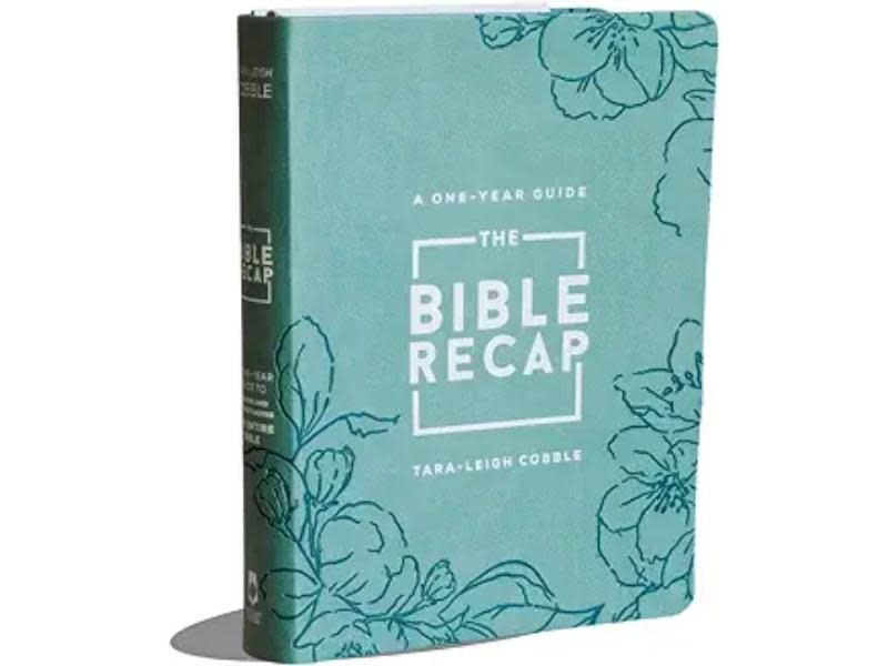The Bible Recap: A One-Year Guide to Reading and Understanding the Entire Bible, Deluxe Edition - Sage Floral Imitation Leather