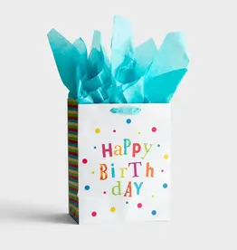 Happy Birthday Medium Gift Bag with Tissue