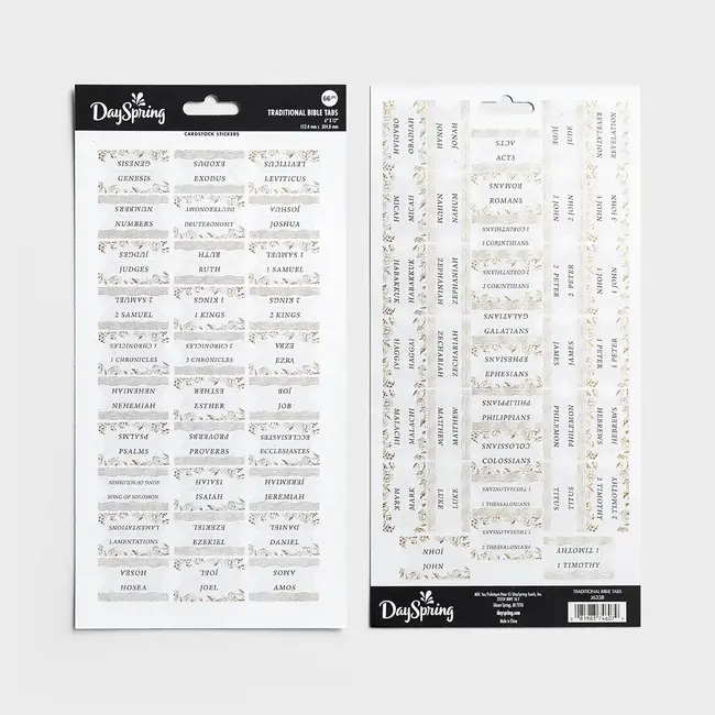 Traditional Bible Tabs