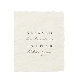 Blessed to have a Father like you | Father's Day Card