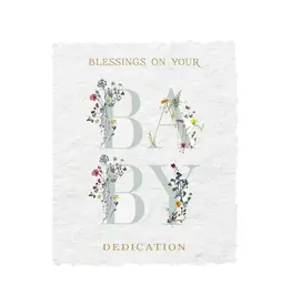 Blessings on Your Baby Dedication | Christian Greeting Card
