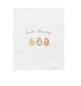 Easter Blessings | Easter Egg Eco-Friendly Greeting Card
