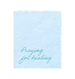 Praying for healing | Religious Christian Greeting Card