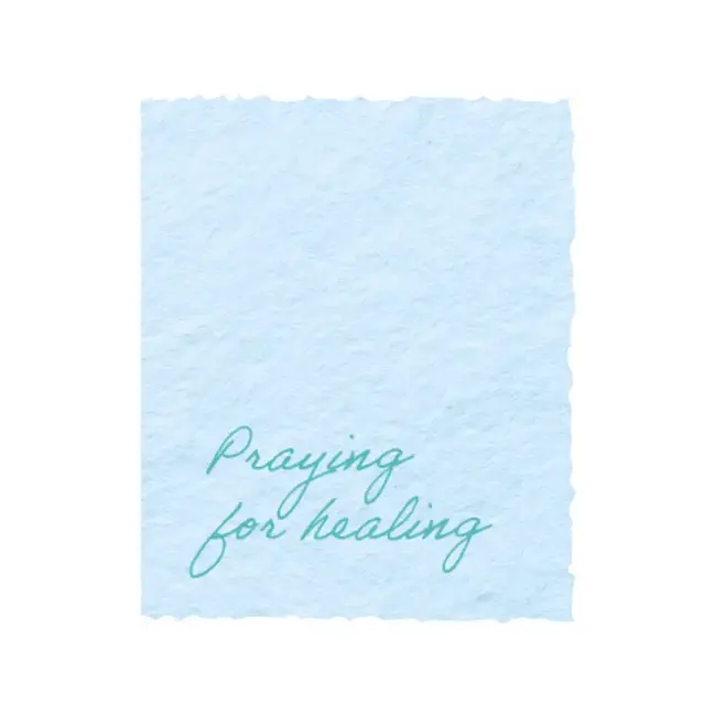 Praying for healing | Religious Christian Greeting Card