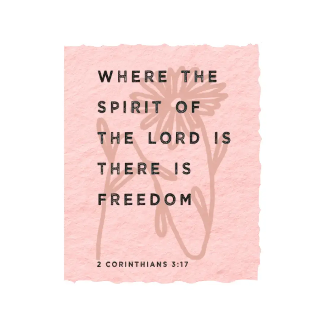 There is Freedom | Christian Religious Greeting Card
