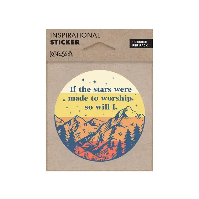 Stars Were Made To Worship Sticker