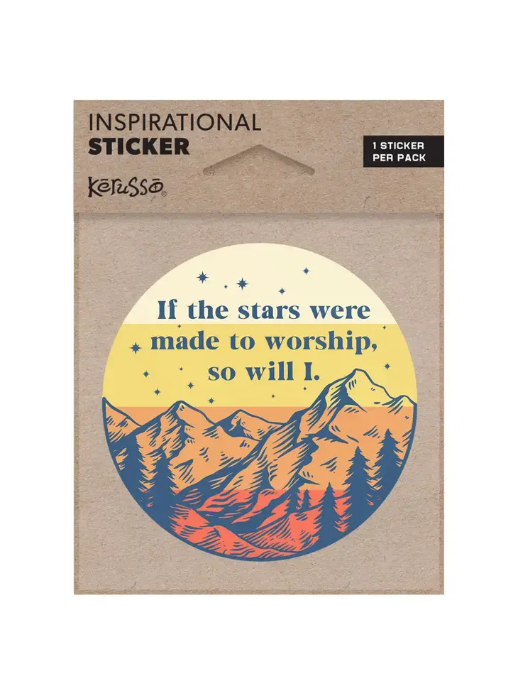 Stars Were Made To Worship Sticker