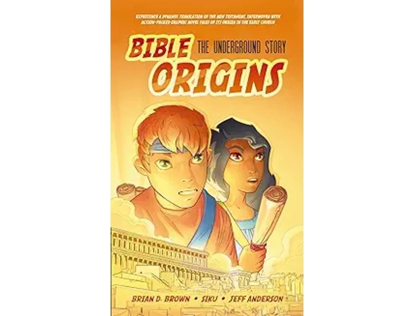 Bible Origins (New Testament + Graphic Novel Origin Stories), Hardcover, Orange