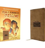 Bible Origins (New Testament + Graphic Novel Origin Stories), Deluxe Edition, Leathersoft, Tan