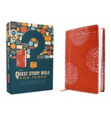 NIV, Quest Study Bible for Teens, Leathersoft, Coral, Comfort Print