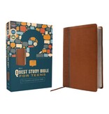 NIV, Quest Study Bible for Teens, Leathersoft, Brown, Comfort Print